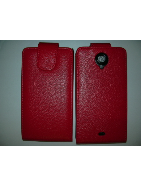 Funda solapa Sony Ericsson Xperia T LT30p roja