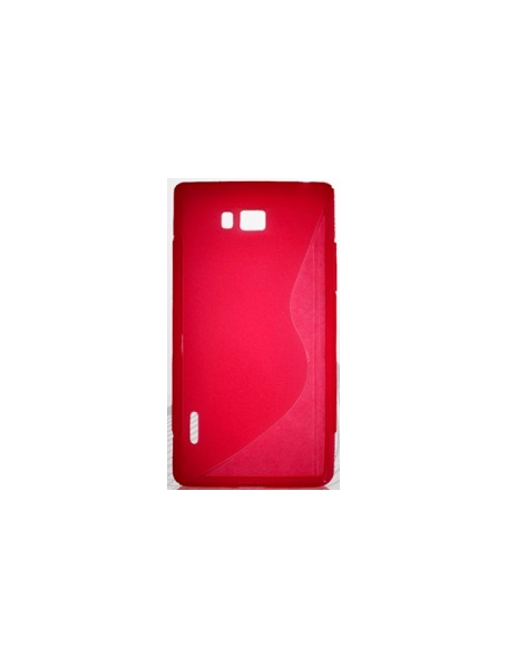 Funda TPU S-case LG Lt P700 roja