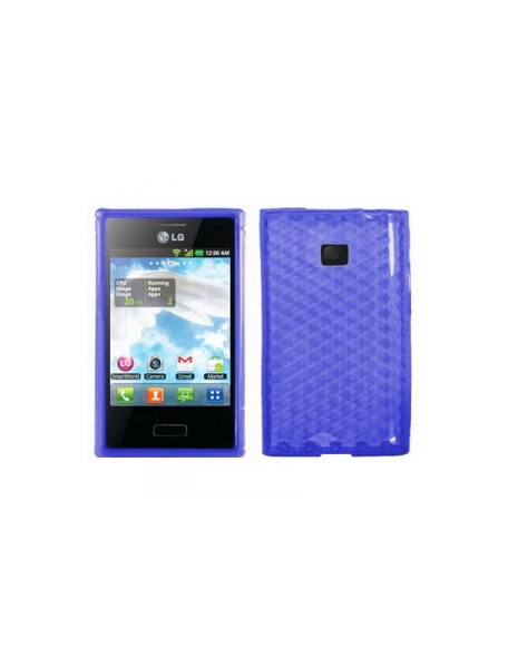 Funda TPU LG L3 E400 azul