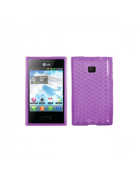 Funda TPU LG L3 E400 lila