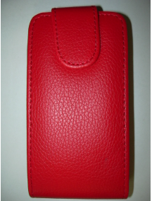 Funda solapa Sony Ericsson C1505 Xperia E roja