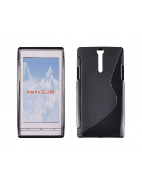 Funda TPU S-case LT26 Xperia S negra