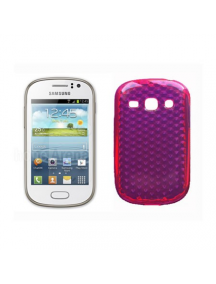 Funda TPU Samsung S6810 / Fame Rosa