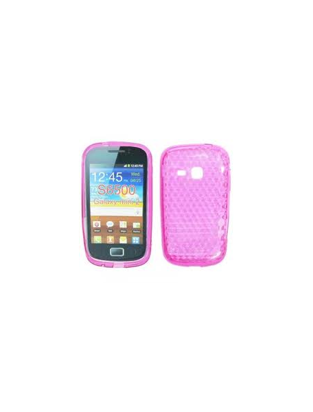 Funda TPU Samsung S6500 Galaxy Mini 2 rosa