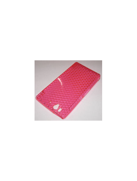 Funda TPU Sony Ericsson L36i Xperia Z rosa