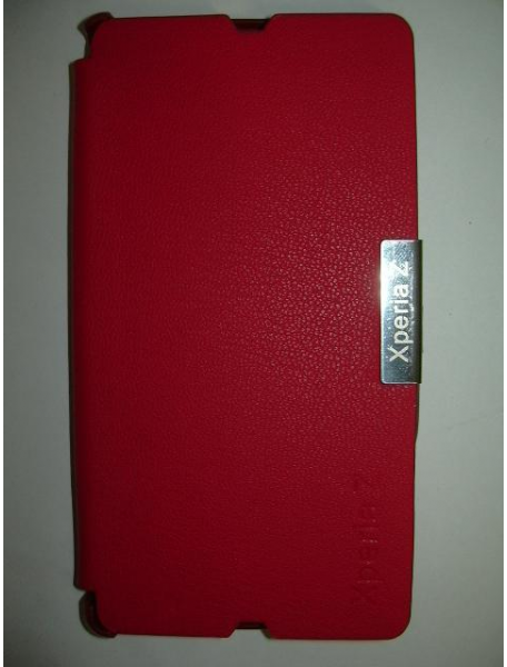 Funda libro Sony Ericson ST26i Xperia J roja